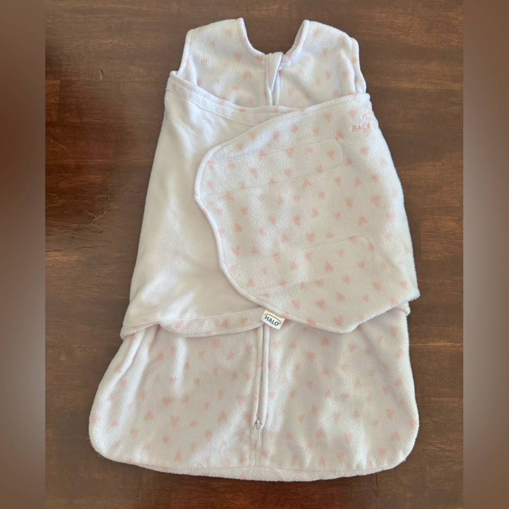 Halo Pink and White Sleep Sacks Cozy and Comfortable